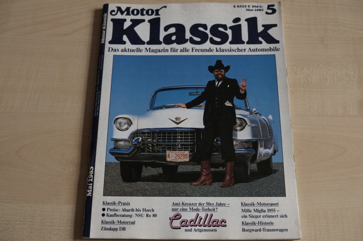 Deckblatt Motor Klassik (05/1985)